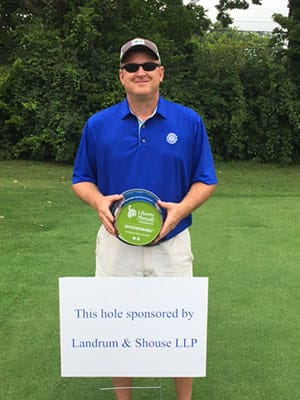 Jeff Taylor, participated in the Liberty Mutual Invitational sectional Charity | The hole sponsored by Landrum Shouse