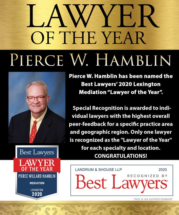 Lawyer of the year | Pierce W. Hamblin