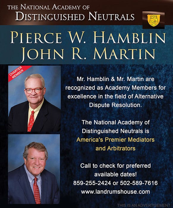 The National Academy of Distinguished Neutrals | Pierce W. Hamblin | John R. Martin