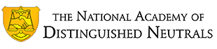 The National Academy of Distinguished Neutrals