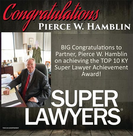 Congratulations Pierce W. Hamblin