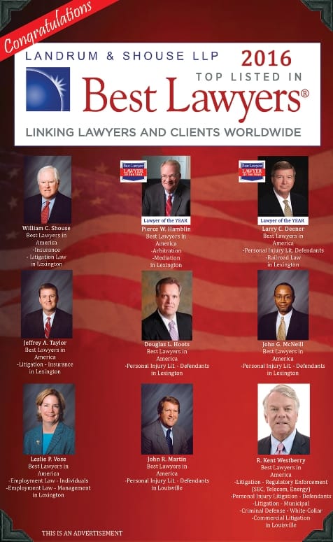 Landrum Shouse LLP 2016 | Top Listed In | Best Lawyers | Linking lawyers and Clients WorldWide