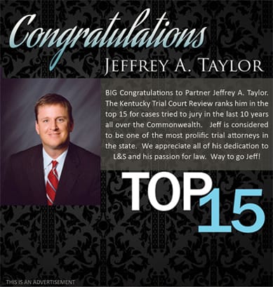 Congratulations Jeffery A. Taylor - Top 15 