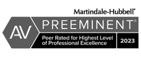 Martindale-Hubbell Preeminent Peer Rated for High Professional Achievement 2023