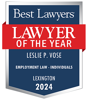 Best Lawyers | Lawyer of the Year | Leslie P. Vose | EMPLOYMENT LAW - INDIVIDUALS | LEXINGTON 2024