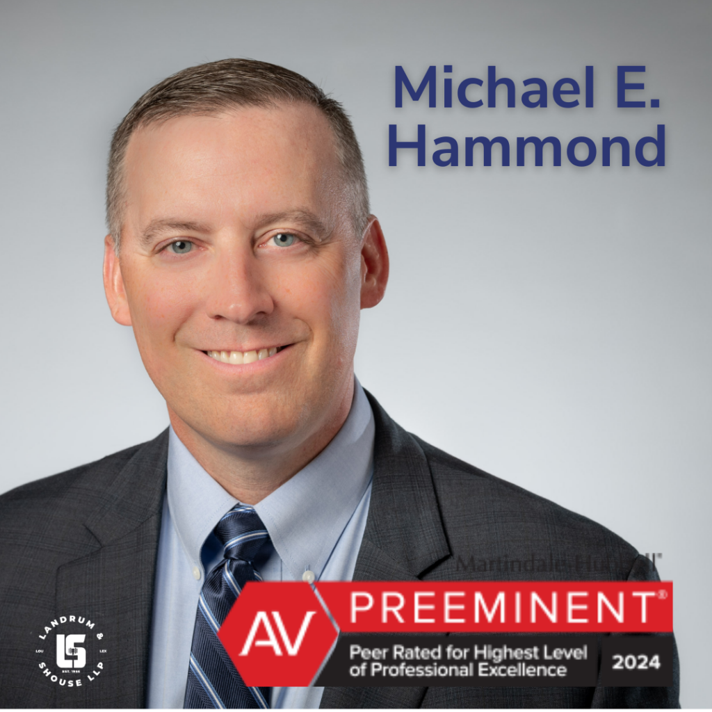 Mike Hammond - 2024 AV Preeminent Judicial Edition Attorney