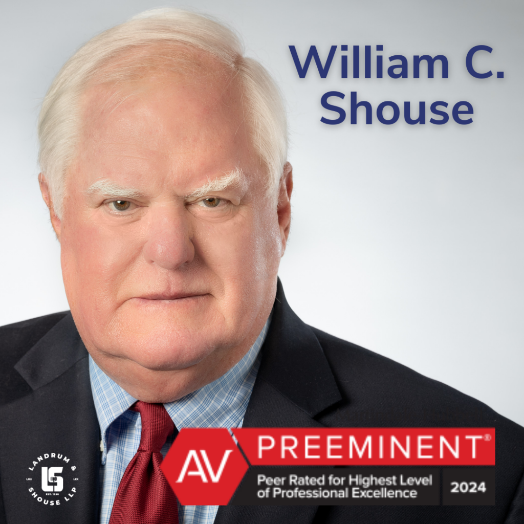 William Shouse - 2024 AV Preeminent Judicial Edition Attorney