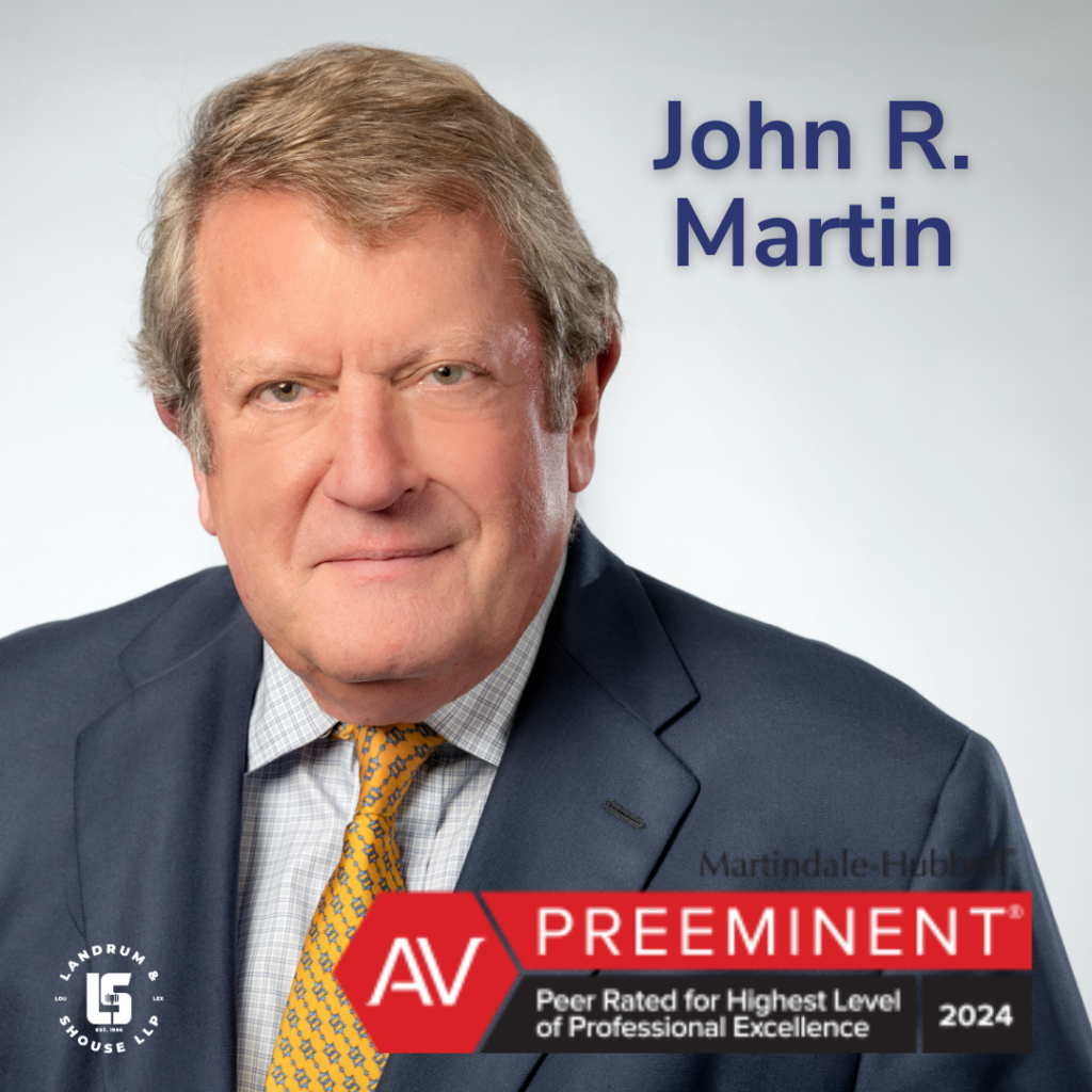 John Martin - 2024 AV Preeminent Judicial Edition Attorney